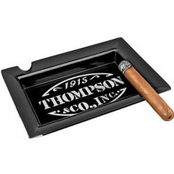Black Thompson Cigar Ashtray