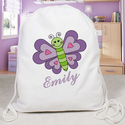 Personalized Butterfly Sports Bag