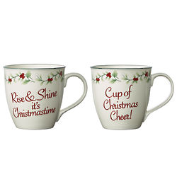 2 Cup of Christmas Cheer Coffee Mugs