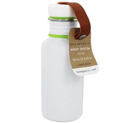 Box Appetit White Stainless Steel Water Bottle