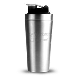 Stainless Steel Shake It Baby Workout Water Bottle