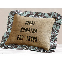 Decaf Coffee Bag Pillow