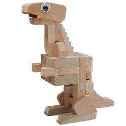 Saurus Dinosaur 3D Kumiki Wooden Japanese Puzzle