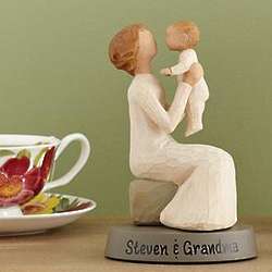 Personalized Grandmother Holding Child Figurine
