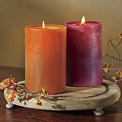 Fall Scent Spiral Light Candle