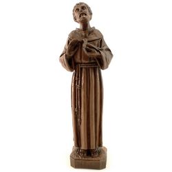 St. Francis of Assisi Wood Look Statue