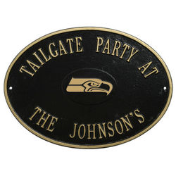 Seattle Seahawks Personalized Metal Plaque