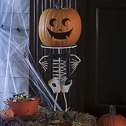 Skeleton Pumpkin Holder