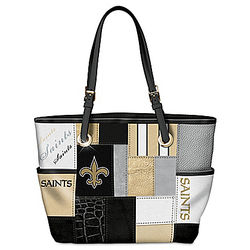 For the Love of the Game New Orleans Saints Fashion Tote Bag