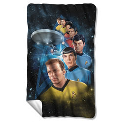 Star Trek Among the Stars Throw Blanket
