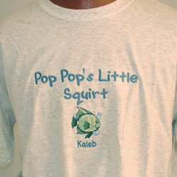 Little Squirts Personalized Embroidered Family Shirt