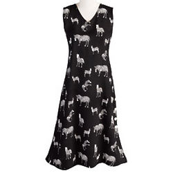 Zebra-Print Dress