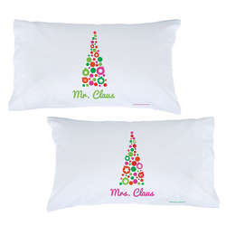 Christmas Tree Personalized Pillowcase Set