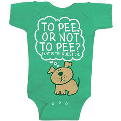 Baby's to Pee or Not to Pee Snapsuit