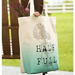 Life is Good 'Half Full' Canvas Tote Bag