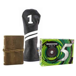 Sunfish Leather Headcover Golf Gift Box