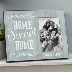 Family's Home Sweet Home Personalized Picture Frame