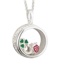 A Bit of Irish Luck Aura Pendant