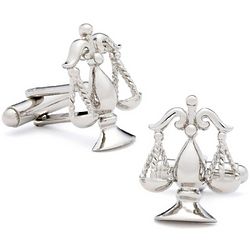 Scales of Justice Cuff Links