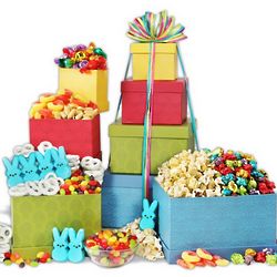 Happy Easter Treats Gift Tower