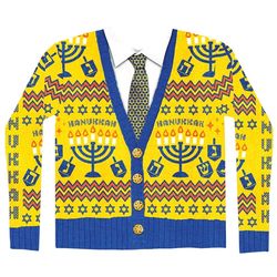 Ugly Hanukkah Faux Sweater T-Shirt