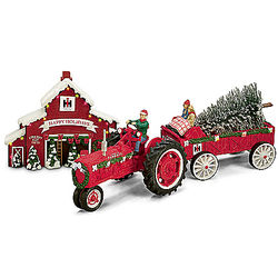 75 Years of Farmall Red Anniversary Edition Christmas Figurines