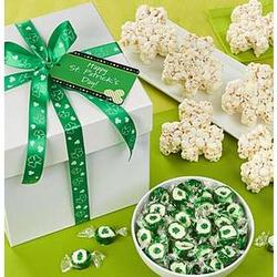 St. Patrick's Day Popcorn and Sweets Gift Box