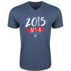 2015 USA Soccer V-Neck T-Shirt
