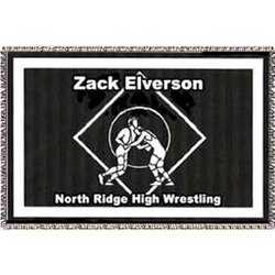 Personalized Wrestling Afghan