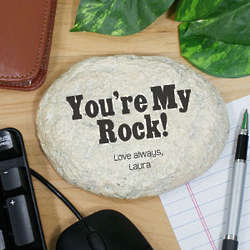 Engraved My Rock Garden Stone