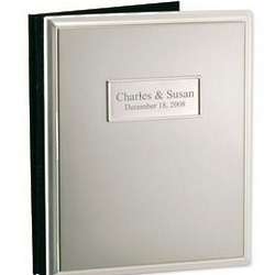 Silver Treasures Photo Album with Personalization Plate