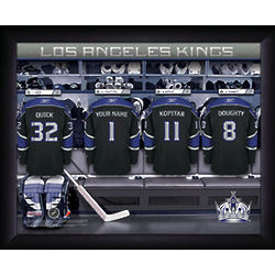Personalized Los Angeles Kings Locker Room Print
