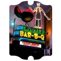 Personalized BBQ Marquee Vintage Sign