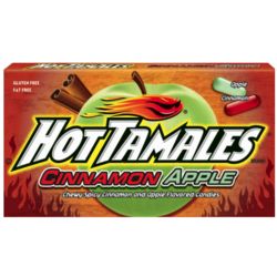 Apple Hot Tamales Cinnamon Candies in 12 Theater Size Boxes