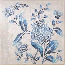 Blue Hydrangea Canvas Wall Art