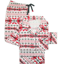 Women's Cotton Flannel Fairisle PJ Set