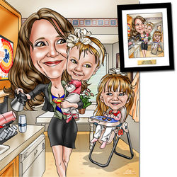 Mother's Day Caricature
