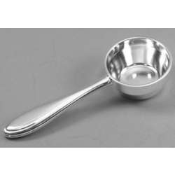 Engravable Silver Plated Coffee Scoop