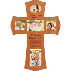 Generations of Love Cross Picture Frame