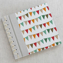 Baby's First Memory Book with Multi-Bunting Design