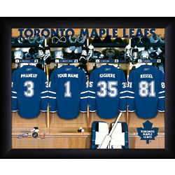 Personalized Toronto Maple Leafs Locker Room Print