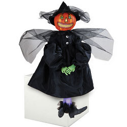 Hattie Halloween Pumpkin Figurine
