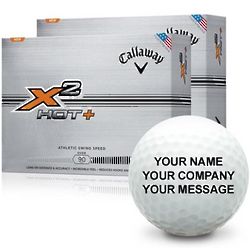 X2 Hot+ Double Dozen Personalized Golf Balls
