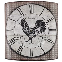 Stylized Rooster Wall Clock