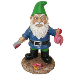 Lawn Ornament Hating Garden Gnome
