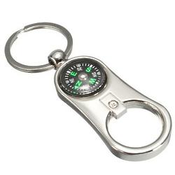 Bottle Opener, Compass, and Keychain