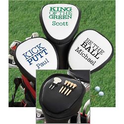 Kiss My Putt Funny Personalized Golf Club Cover