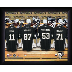 Personalized Pittsburgh Penguins Locker Room Print