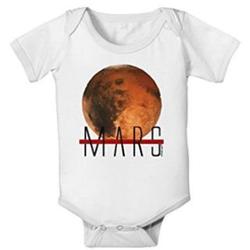 Planet Mars Baby Romper Bodysuit