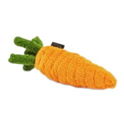 Garden Fresh Plush Carrot Dog Toy